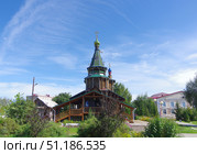Церковь иконы Божией Матери Всех скорбящих Радость в городе Катайске. Россия, Курганская область, Катайск. Редакционное фото, фотограф Алексей Иванов / Фотобанк Лори