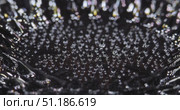 Magnetic fluid. Ferrofluid. Black liquid surface. Abstract background. Стоковое видео, видеограф Константин Мерцалов / Фотобанк Лори