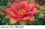 Floral Pattern Animation. Стоковое AI-видео, аниматор Виктория Кольцова / Фотобанк Лори