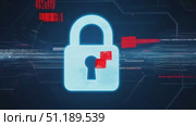 This segment delves into the importance of digital security, highlighting encryption methods and their impact on data protection in modern technology. Стоковое AI-видео, аниматор Данила Большаков / Фотобанк Лори