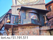 Tbilisi, Georgia - 04 January, 2023: Old City center. The famous puppet theater of Rezo Gabriadze. Редакционное фото, фотограф Наталия Кирсанова / Фотобанк Лори