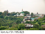 Вид на город Владимир со смотровой площадки. Золотое кольцо России. Стоковое фото, фотограф Елена Коромыслова / Фотобанк Лори