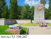 Saint Petersburg (Russia). Memorial "Dachnoye Military Cemetery" on a summer day. Стоковое фото, фотограф Елена  Попкова / Фотобанк Лори