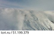 Snow Alp mountain range landscape. Стоковое видео, видеограф Михаил Коханчиков / Фотобанк Лори