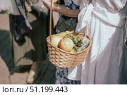 Orthodox consecration of apples and fruits on Feast of Transfiguration in August in Russia. Стоковое фото, фотограф irisff / Фотобанк Лори