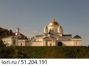 Благовещенский мужской монастырь в Нижнем Новгороде, Собор Благовещения Пресвятой Богородицы . Россия. Лето 2025. Редакционное фото, фотограф Юлия Киселёва / Фотобанк Лори
