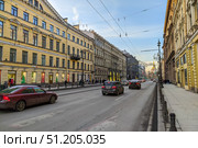 Saint-Petersburg, Russia - January 9th, 2021. Traffic on the streets of Saint-Petersburg. Редакционное фото, фотограф Denis Vostrikov / Фотобанк Лори