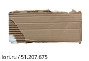 Brown corrugated cardboard with ragged edges. Стоковое фото, фотограф Дмитрий Цветков / Фотобанк Лори