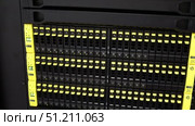 the server is working in the computer center. Стоковое видео, видеограф Алексей Сергеев / Фотобанк Лори