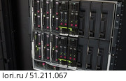 the server is working in the computer center. Стоковое видео, видеограф Алексей Сергеев / Фотобанк Лори