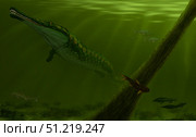 Pedra de Fogo Formation featuring a genus of Prionosuchus. Vitor Silva/Stocktrek Images/TASS. Стоковое фото, агентство ТАСС / Фотобанк Лори