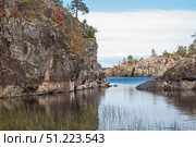 Ladoga skerries, stone islands on Lake Ladoga. Republic of Karelia, Russia. Стоковое фото, фотограф Photojuli / Фотобанк Лори