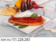 Smoked unagi eel in sause. Стоковое фото, фотограф Андрей Старостин / Фотобанк Лори