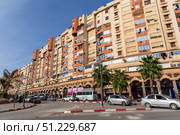 Modern residential buildings on the main street of Bejaia. Algeria. Редакционное фото, фотограф Евгений Ткачёв / Фотобанк Лори