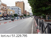 One of the central intersections of the city of Bejaia. Algeria. Редакционное фото, фотограф Евгений Ткачёв / Фотобанк Лори