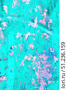 Abstract Turquoise Pink Peeling Paint Texture for 80s Grunge Aesthetic. Стоковое фото, фотограф Александра Конопля / Фотобанк Лори