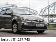 KRASNOYARSK, RUSSIA - September 4, 2025: Toyota Corolla XI. Редакционное фото, фотограф Плотников Дмитрий / Фотобанк Лори