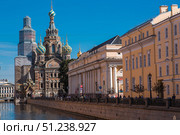 The Church of the Resurrection of Christ (Spas-na-Krovi) is under reconstruction. Russia, Saint Petersburg, August 15, 2025. Редакционное фото, фотограф Photojuli / Фотобанк Лори
