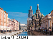 The Church of the Resurrection of Christ (Spas-na-Krovi) is under reconstruction. Russia, Saint Petersburg, August 15, 2025. Редакционное фото, фотограф Photojuli / Фотобанк Лори