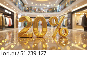 Распродажа, скидка 20%, скидка, sale. Стоковое AI-изображение, AI-художник Терехова Марина / Фотобанк Лори