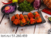 Indian cuisine - spicy chili paneer. Стоковое фото, фотограф Андрей Старостин / Фотобанк Лори