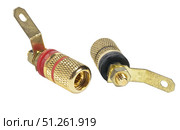 Соединители проводов без пайки на белом фоне. Push-wire connector  on white background. Стоковое фото, фотограф Татьяна Д / Фотобанк Лори