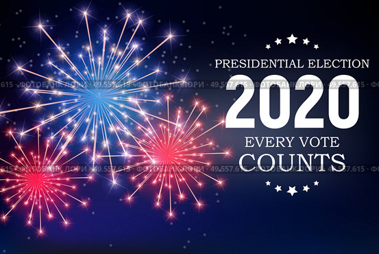2020 United States of America Presidential Election Background. Vector Illustration EPS10. 2020 United States of America Presidential Election Background. Vector Illustration. Стоковая иллюстрация, агентство Ingram Publishing / Фотобанк Лори