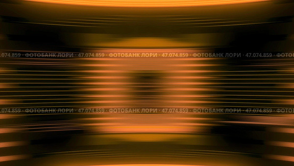 3D animation with stripes and pulsating pulses of electronics. Стоковая иллюстрация, иллюстратор David Kashakhi / Фотобанк Лори