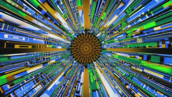 3D Kaleidoscope seamless loop Psychedelic Trippy Futuristic Traditional Tunnel Pattern for Consciousness Meditation Background Video Relaxing Ethnic Colorful pattern Chakra Kundalini Yoga. Стоковое видео, видеограф Ирина Ткачук / Фотобанк Лори
