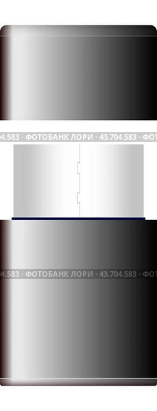 3d rendering of USB4 cable isolated on white background. Стоковая иллюстрация, иллюстратор Nicholas Han / Smarterpix / Фотобанк Лори