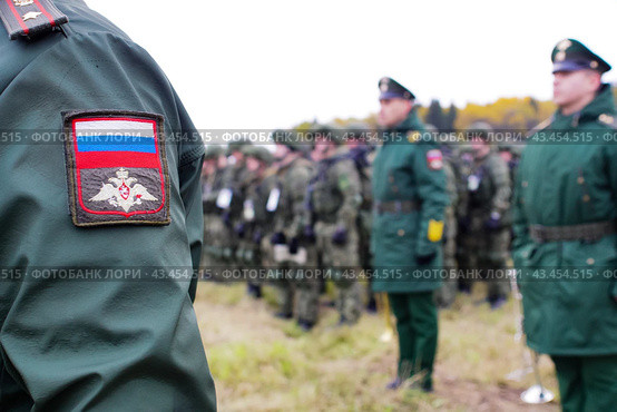 6 октября 2021 года на территории городских округов Клин, Истра и Волоколамск Московской области прошла ежегодная патриотическая акция «Марш кремлевских курсантов».6 октября 2021. Клин, Московская область, Россия. Стоковое фото, фотограф Артём Соболев / Фотобанк Лори