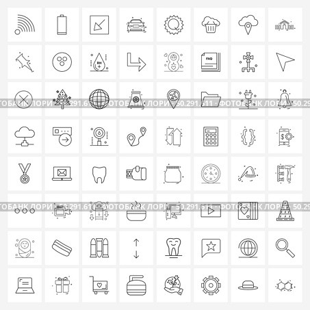 64 Editable Vector Line Icons and Modern Symbols of question, faq, arrow, drive, vehicle Vector Illustration. Стоковая иллюстрация, агентство Ingram Publishing / Фотобанк Лори