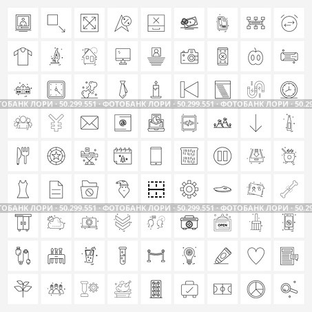 81 Universal Icons Pixel Perfect Symbols of drawer, archive, expand arrows, percentage, cursor Vector Illustration. Стоковая иллюстрация, агентство Ingram Publishing / Фотобанк Лори