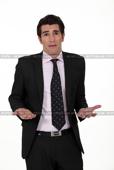 A clueless businessman. Стоковое фото, агентство Ingram Publishing / Фотобанк Лори
