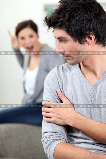 A couple having a fight. Стоковое фото, агентство Ingram Publishing / Фотобанк Лори