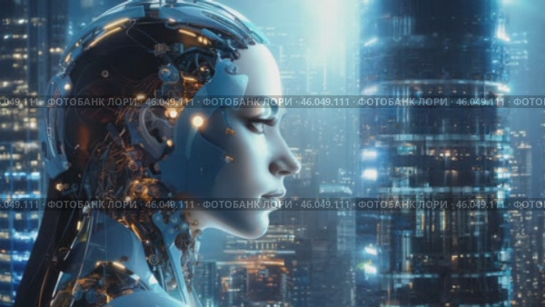 A girl woman connected neural networks with AI. confrontation between humanity artificial intelligence. Big data transmission protocol system. Robotics or artificial intelligence artificial intelligence connecting human interaction. Chatbot software. Стоковое AI-видео, аниматор ALLA YURTAYEVA / Фотобанк Лори