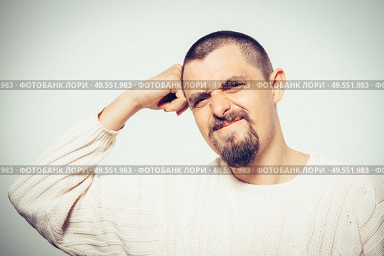 A man who made a mistake. Стоковое фото, агентство Ingram Publishing / Фотобанк Лори