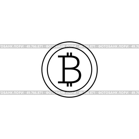 A minimalist Bitcoin symbol representing cryptocurrency and digital financial transactions. Suitable for cryptocurrency, digital finance, blockchain, online payments, and financial technology.. Minimalist Bitcoin symbol representing cryptocurrency in digital financial transactions globally. Стоковая иллюстрация, агентство Ingram Publishing / Фотобанк Лори