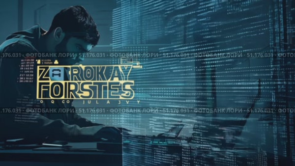 A skilled hacker is deeply focused on a computer, navigating complex cybersecurity issues in an urban setting. Стоковое AI-видео, аниматор Данила Большаков / Фотобанк Лори