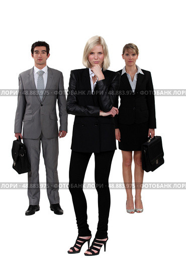 A team of ambitious business professionals. Стоковое фото, агентство Ingram Publishing / Фотобанк Лори
