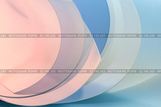 Abstract art background in pink and blue shades with gradient. Horizontal photo. Стоковое фото, фотограф Olesya Tseytlin / Фотобанк Лори