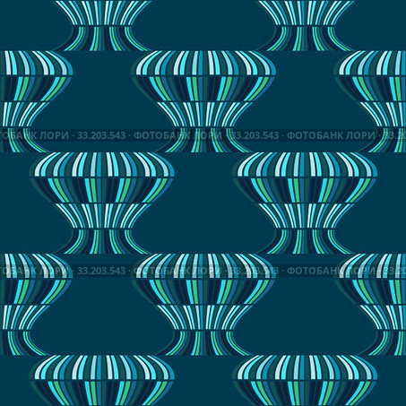 Abstract blue balloons vector seamless pattern. Стоковое фото, фотограф Elena Kozyreva / PantherMedia / Фотобанк Лори