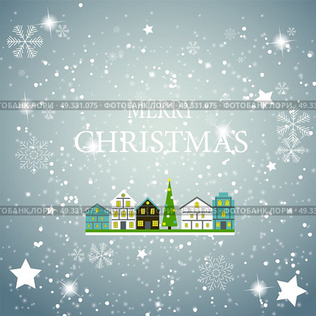 Abstract Christmas and New Year with Fabulous Houses Background. Vector Illustration. EPS10. Abstract Christmas and New Year with Fabulous Houses Background. Стоковая иллюстрация, агентство Ingram Publishing / Фотобанк Лори