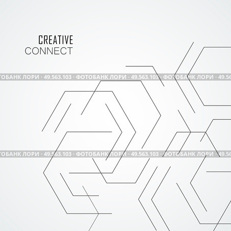 Abstract line shapes and pattern hexagon. Minimalistic design background.. Abstract line shapes and pattern hexagon. Minimalistic design background. Стоковая иллюстрация, агентство Ingram Publishing / Фотобанк Лори