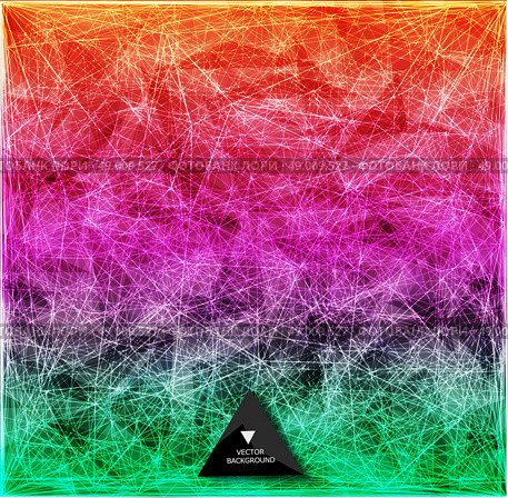 Abstract web bacground. Triangles background. Geometrical lines. Abstract rainbow web bacground. Triangles background. Стоковая иллюстрация, агентство Ingram Publishing / Фотобанк Лори