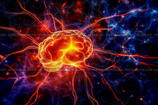 Абстрактное изображение искусственного интеллекта, нейросети. Стоковое AI-изображение, AI-художник Римма Тельнова / Фотобанк Лори
