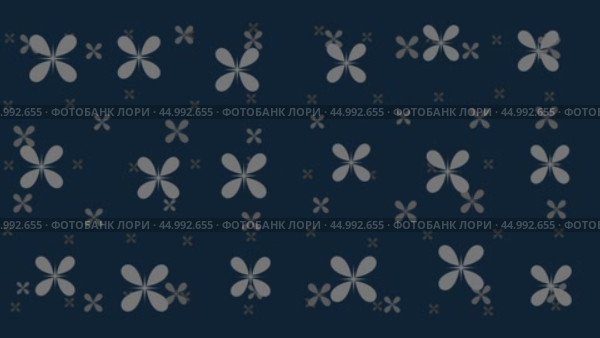 Абстрактные звездные символы перемещаются горизонтально слева направо. Эффект параллакса. Плавающие символы расположены случайным образом. Плавная зацикленная анимация в формате 4k на темно-синем фоне. Стоковое видео, видеограф Карпенко Алексей / Фотобанк Лори