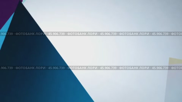 Абстрактный геометричный  простой фон в синих и серых оттенках. Трансформация треугольников и прямоугольников. Строгий фон для бизнес презентаций и корпоративных роликов. Стоковое AI-видео, аниматор Ирина / Фотобанк Лори