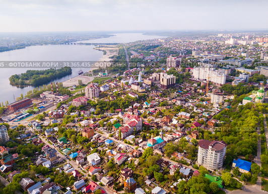 Aerial view of Voronezh (2019 год). Стоковое фото, фотограф Яков Филимонов / Фотобанк Лори