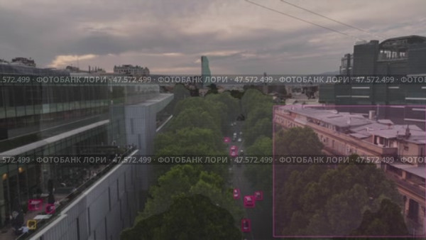 AI Railway Detection Train Coastline Infrastructure Analysis. Стоковое видео, видеограф Поскребышев Михаил / Фотобанк Лори
